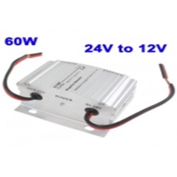 Adaptador de voltaje DC 24V a 12V 