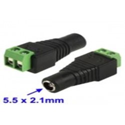 Conector hembra de 5.5 x 2.1mm