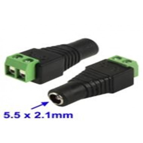 Conector hembra de 5.5 x 2.1mm